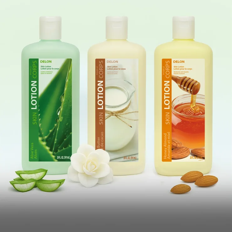Lotions pour le corps fabriquées par Delon