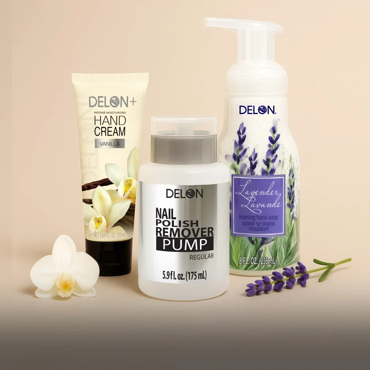 Produits de soins des mains et des ongles fabriqués par Delon